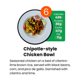 Weekly 6 Meal Plan (15% Off Applied)
